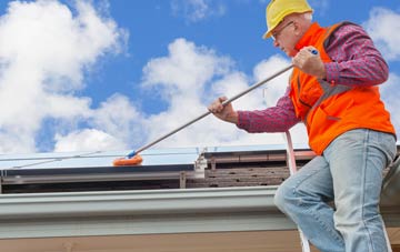 Warthermarske soft wash roof cleaning